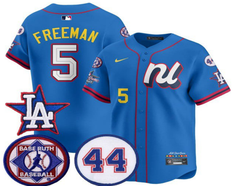 Men Los Angeles Dodgers #5 Freeman Nike 2025 MLB All Star Jersey 001->san francisco 49ers->NFL Jersey